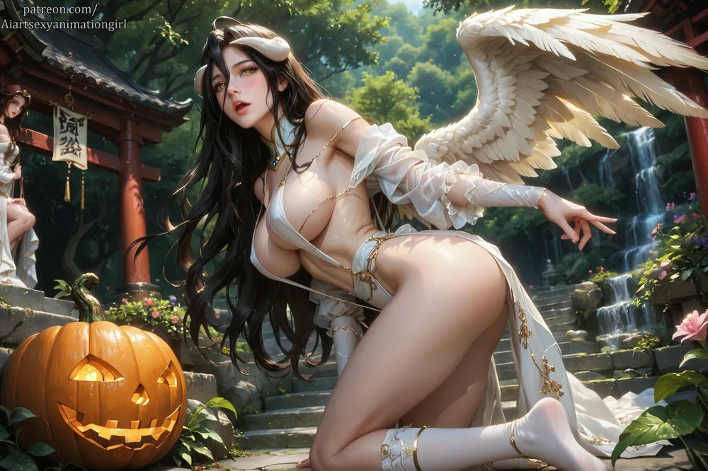 ★Patreon★ 😈Albedo🪽 Halloween Angel