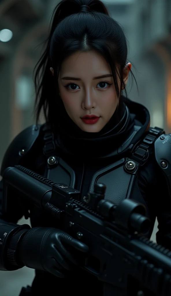 黯黑女士兵