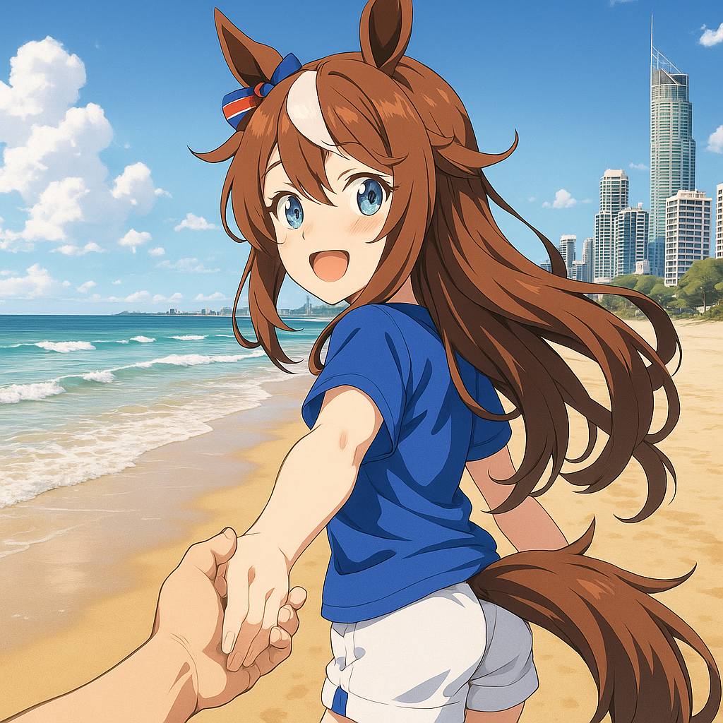 Summer is hot. It's best to go to the beach to cool off.