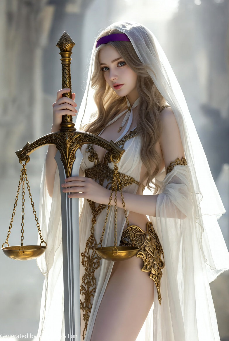 Fantasy # 7 Sacred Maiden of the Sword