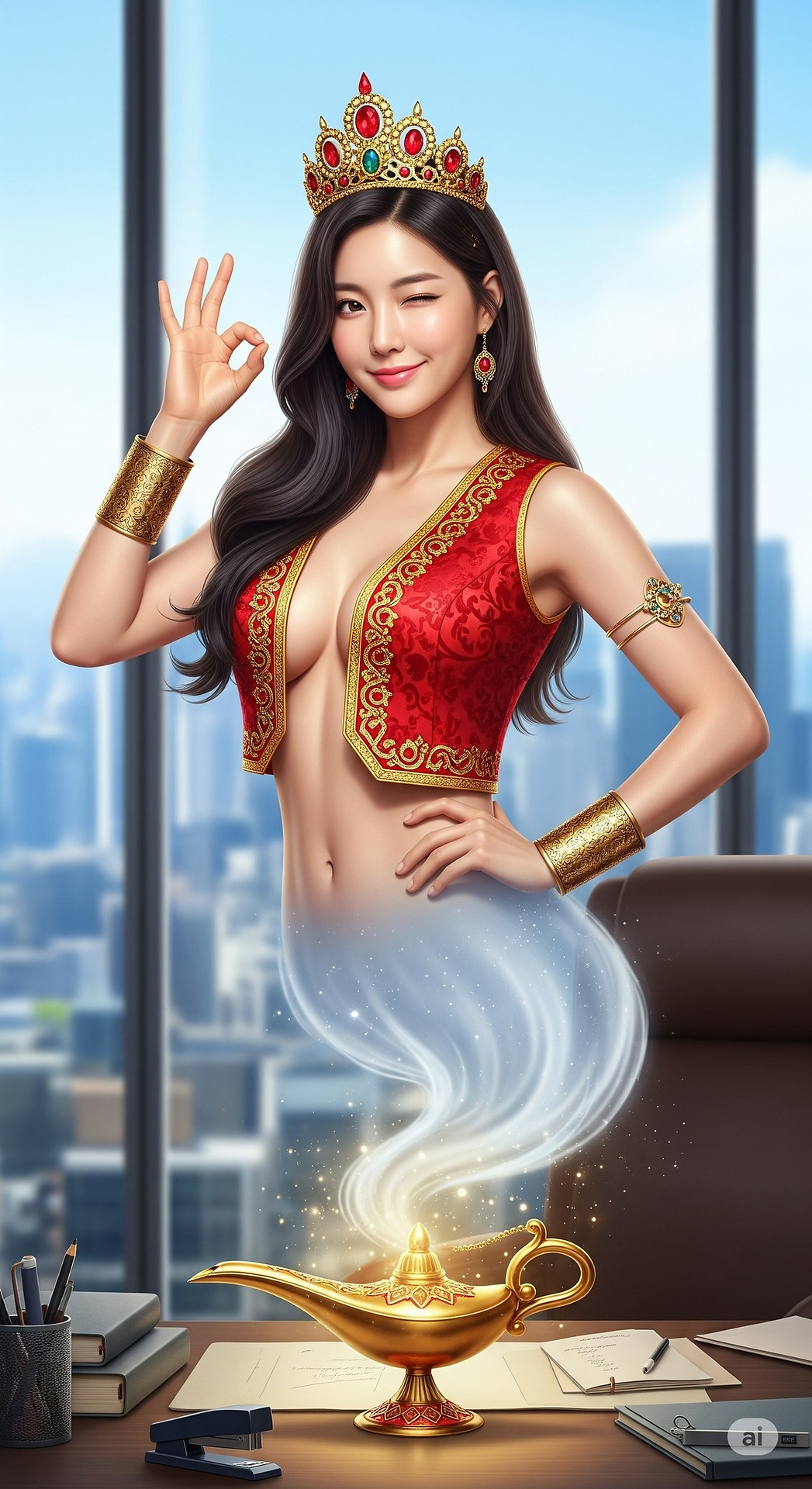 神燈美女精靈