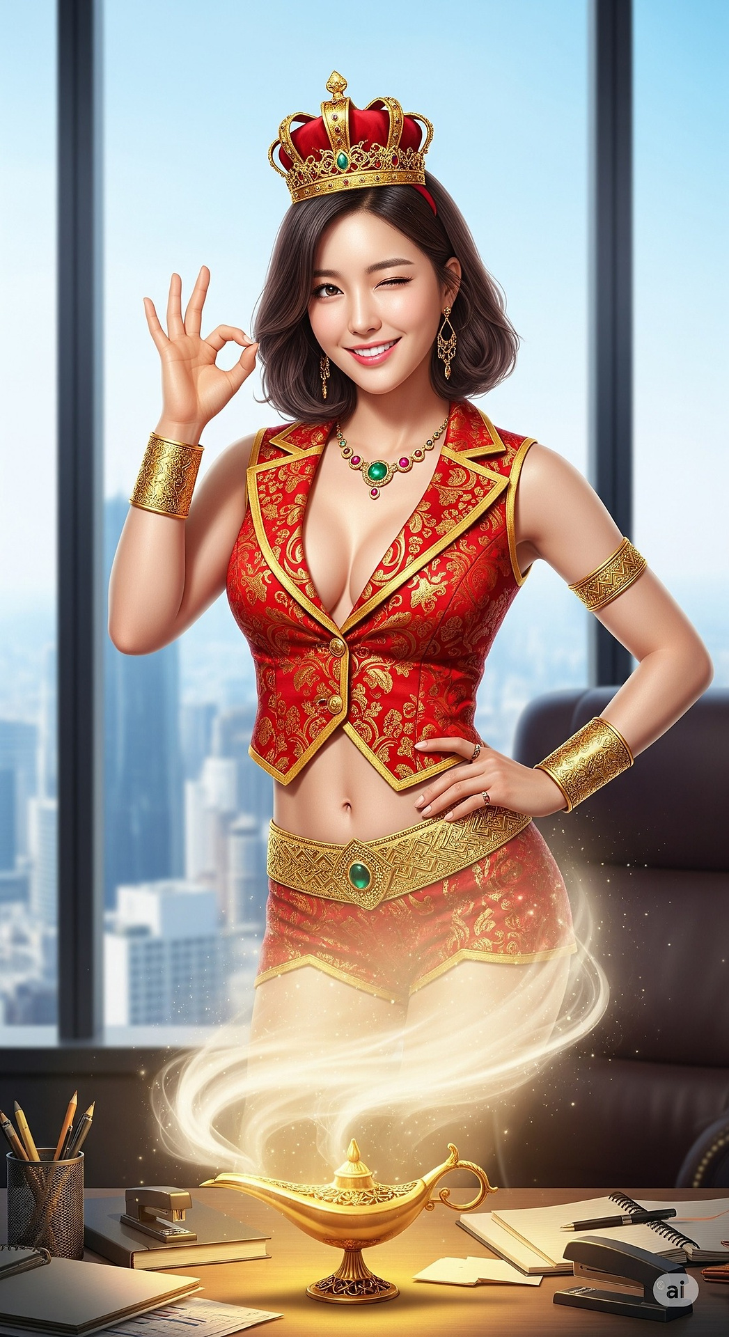 神燈美女精靈
