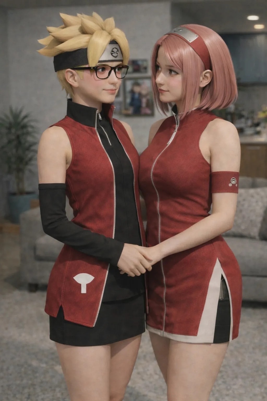 Boruto becoming sarada unfinished 3d comic