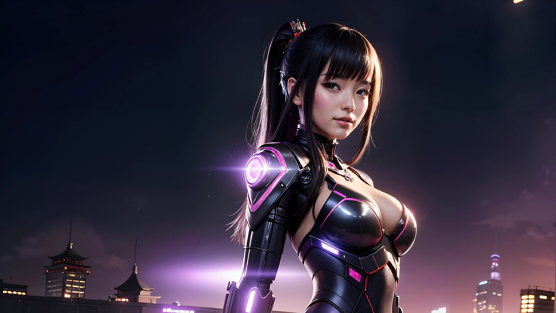 Cyberpunk Ninja Assassin