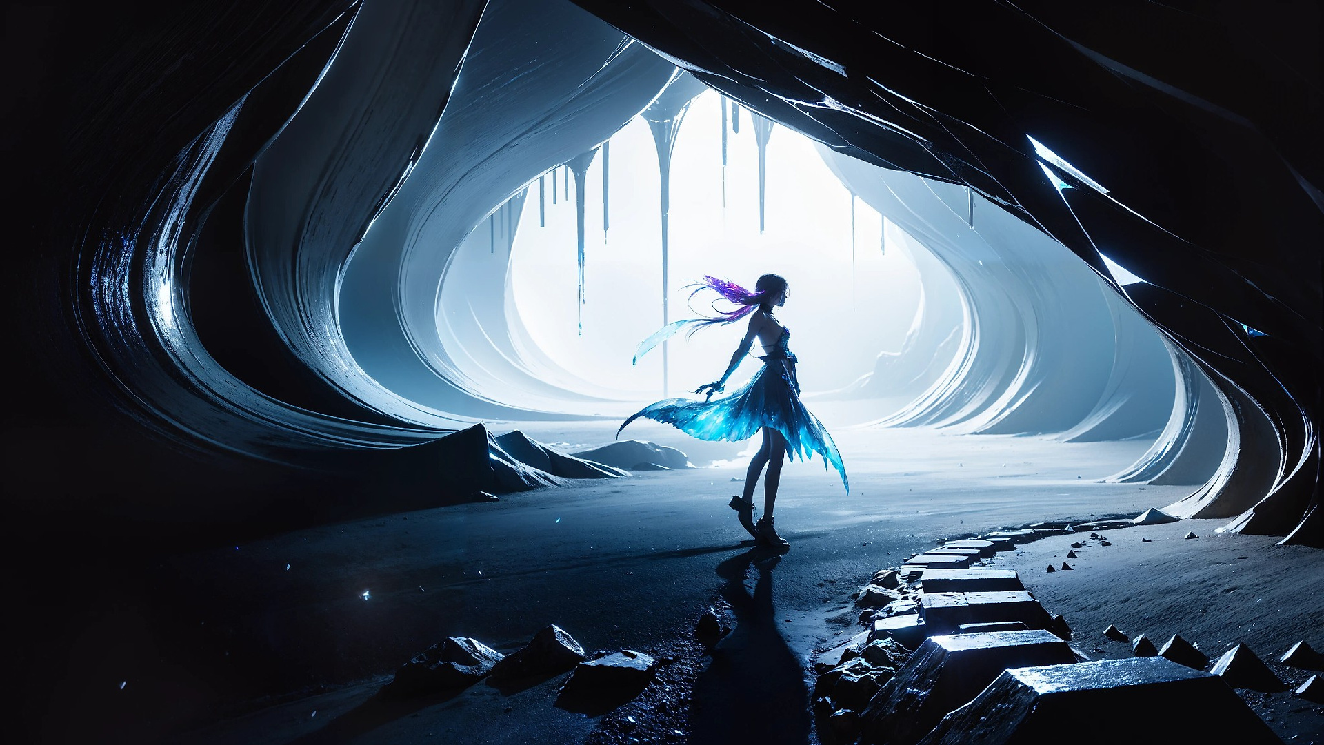 Vibrant Cosmic Princess Fashion