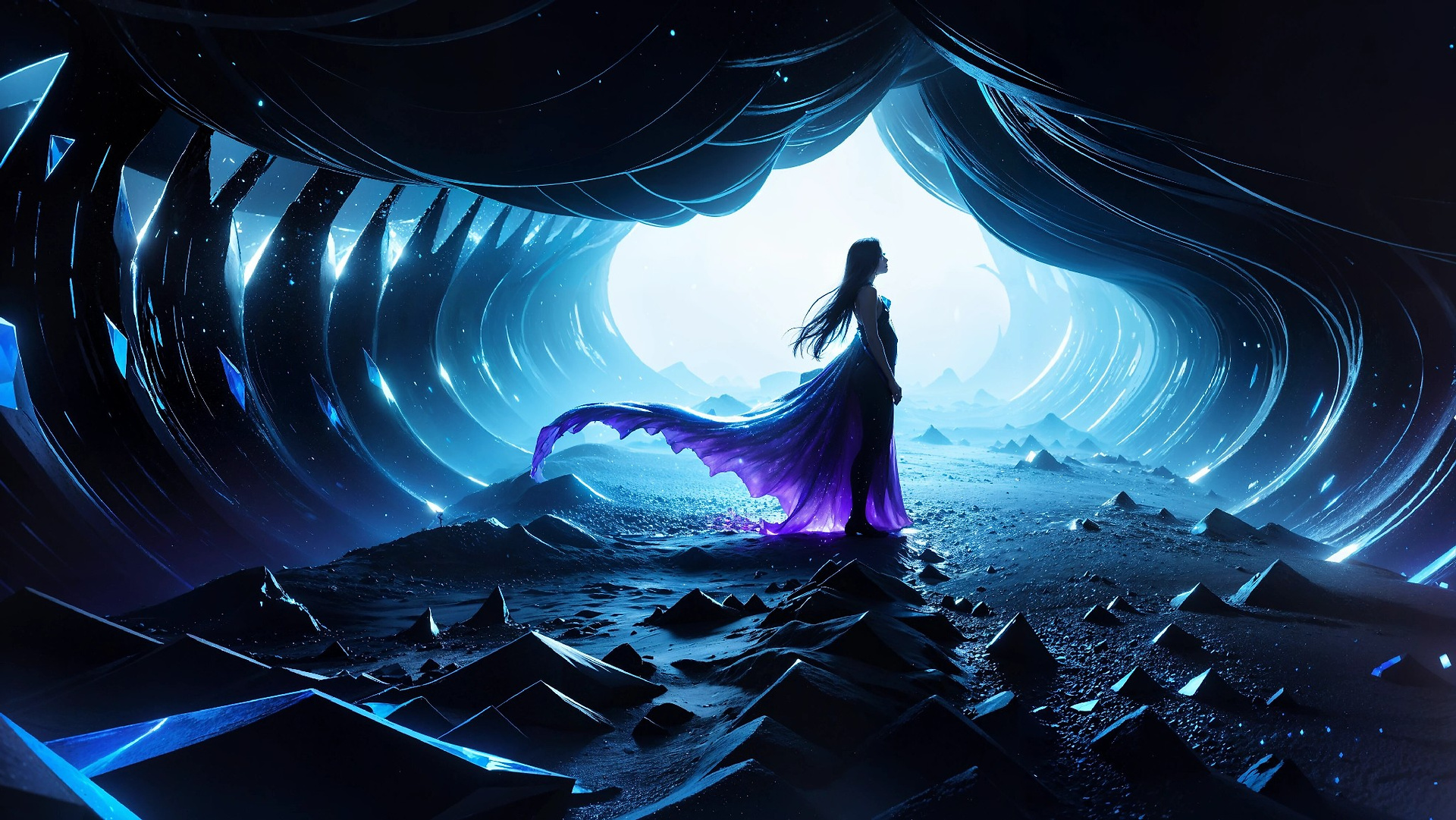 Vibrant Cosmic Princess Fashion