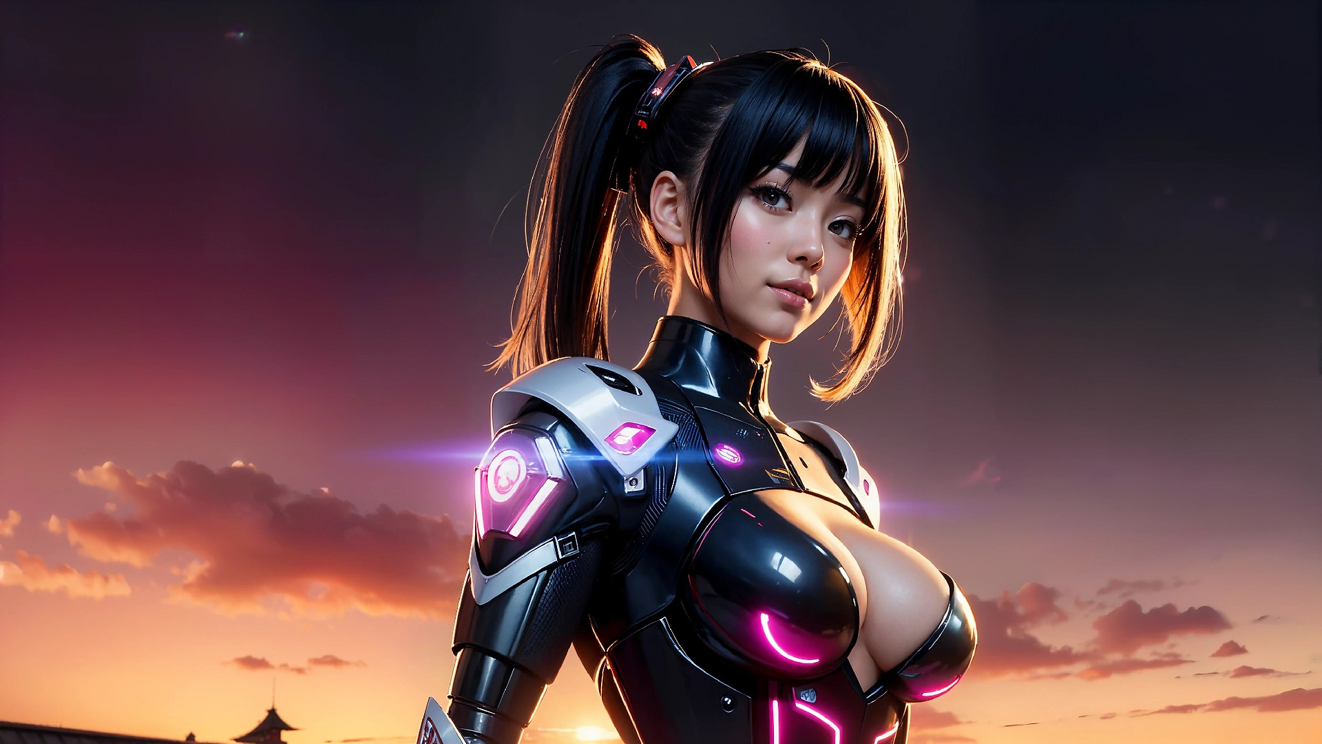 Cyberpunk Ninja Assassin