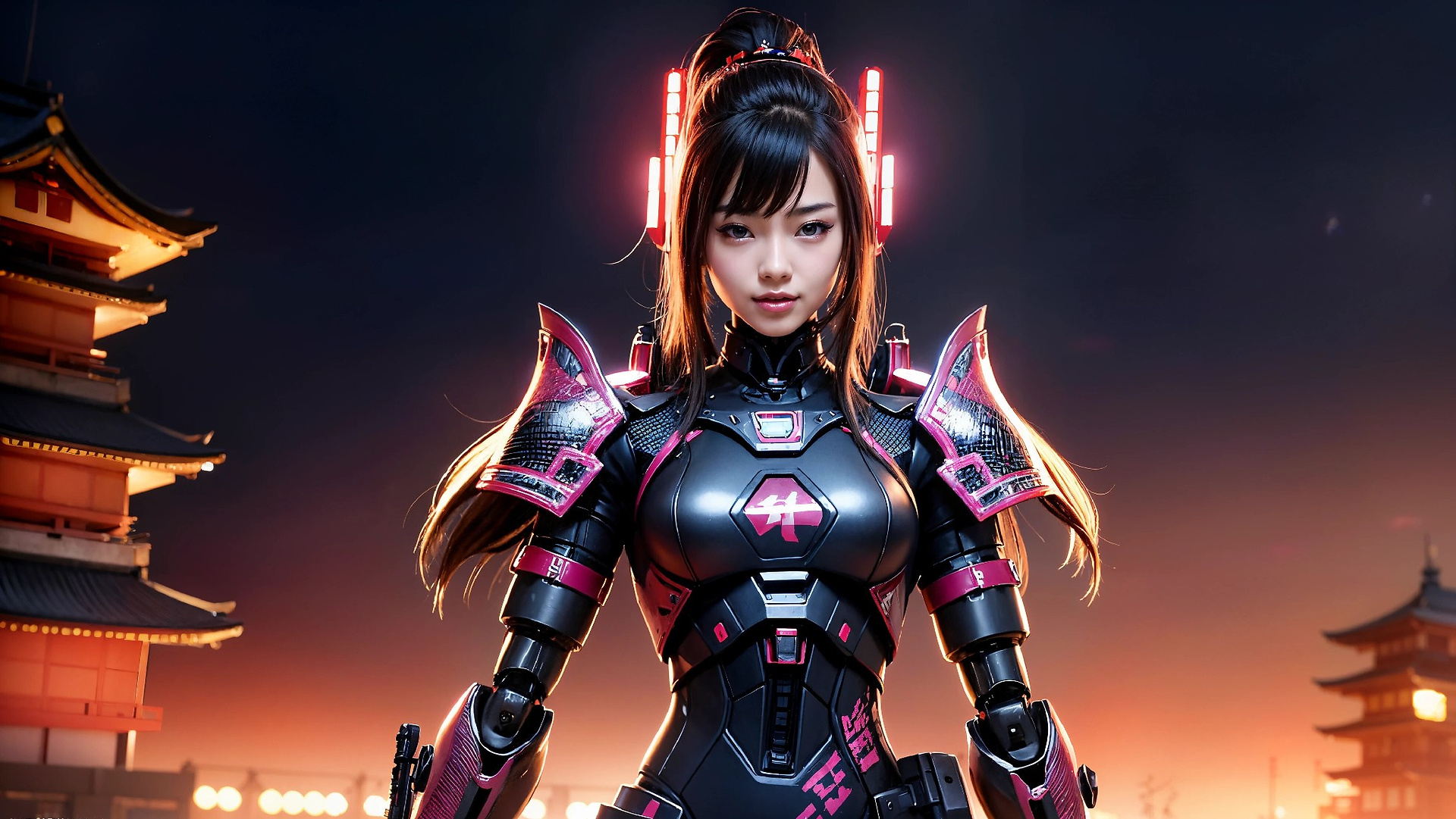 Cyberpunk Ninja Assassin