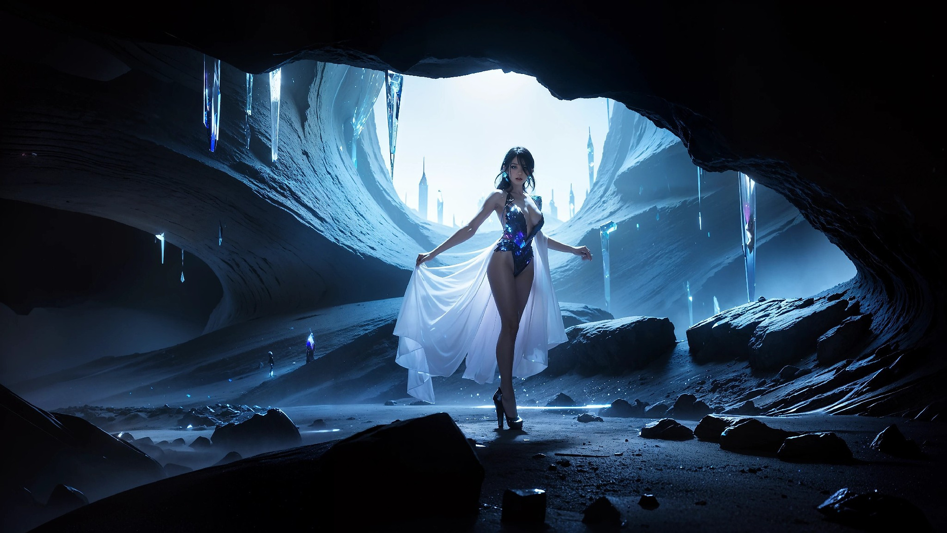 Vibrant Cosmic Princess Fashion