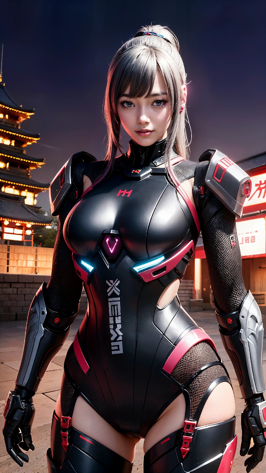 Cyberpunk Ninja Assassin