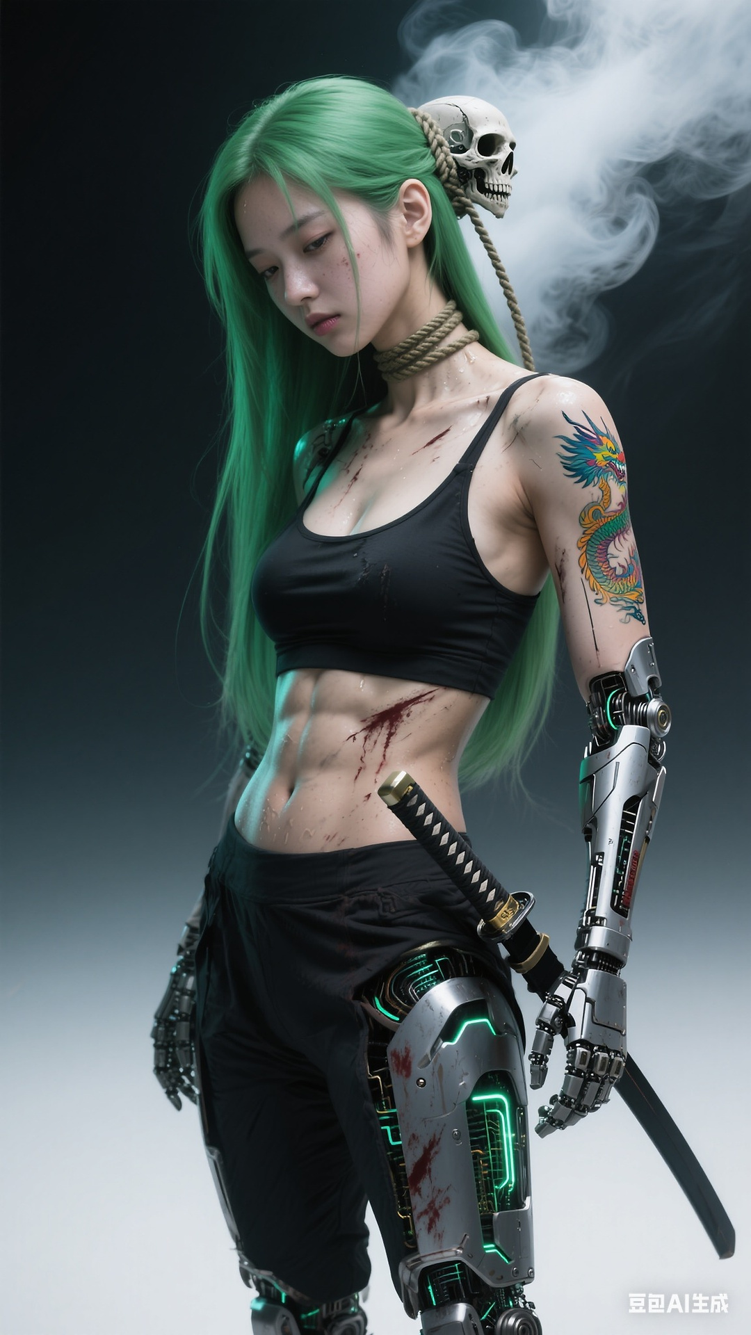 Green-haired Warrior