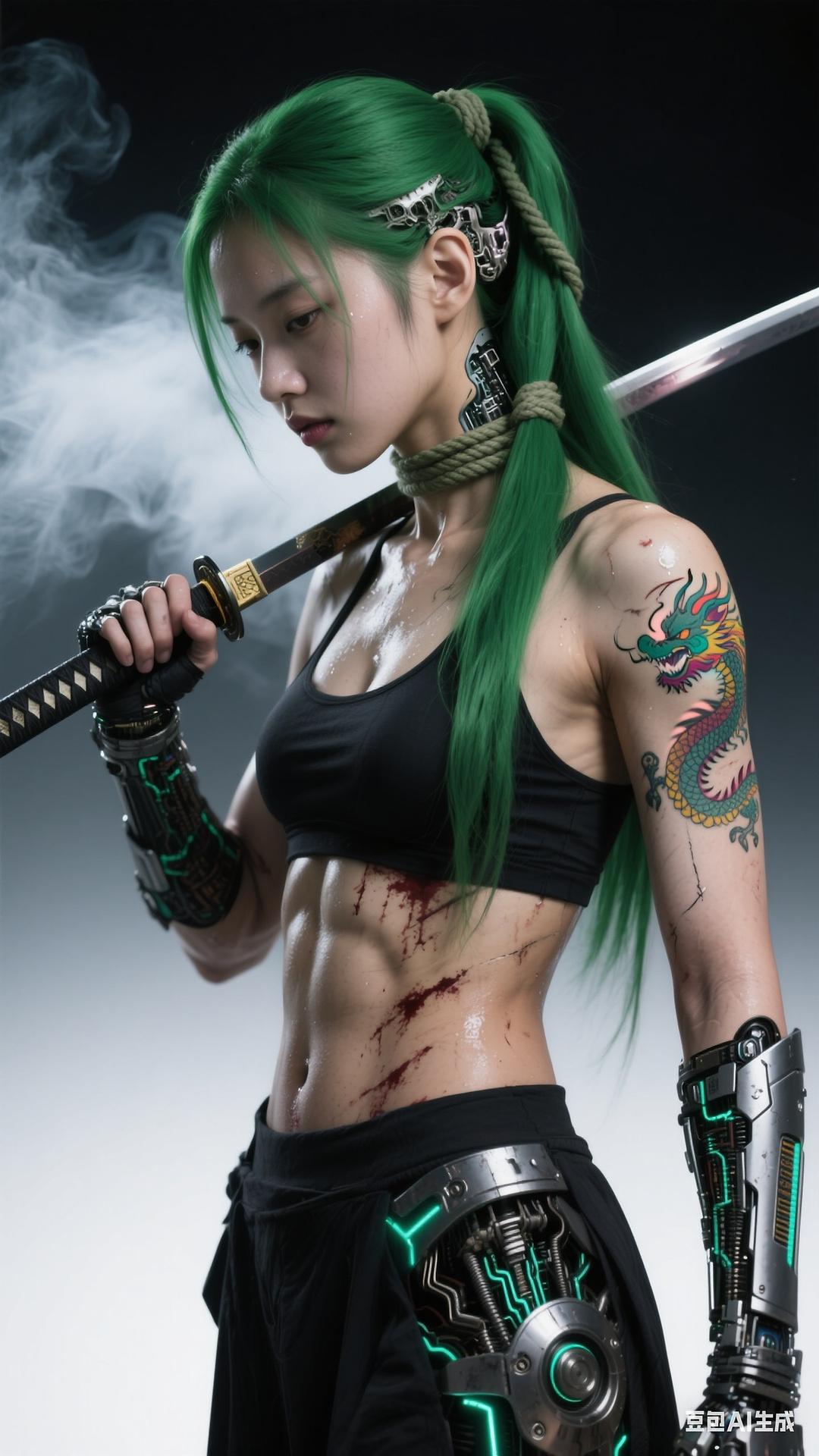 Green-haired Warrior