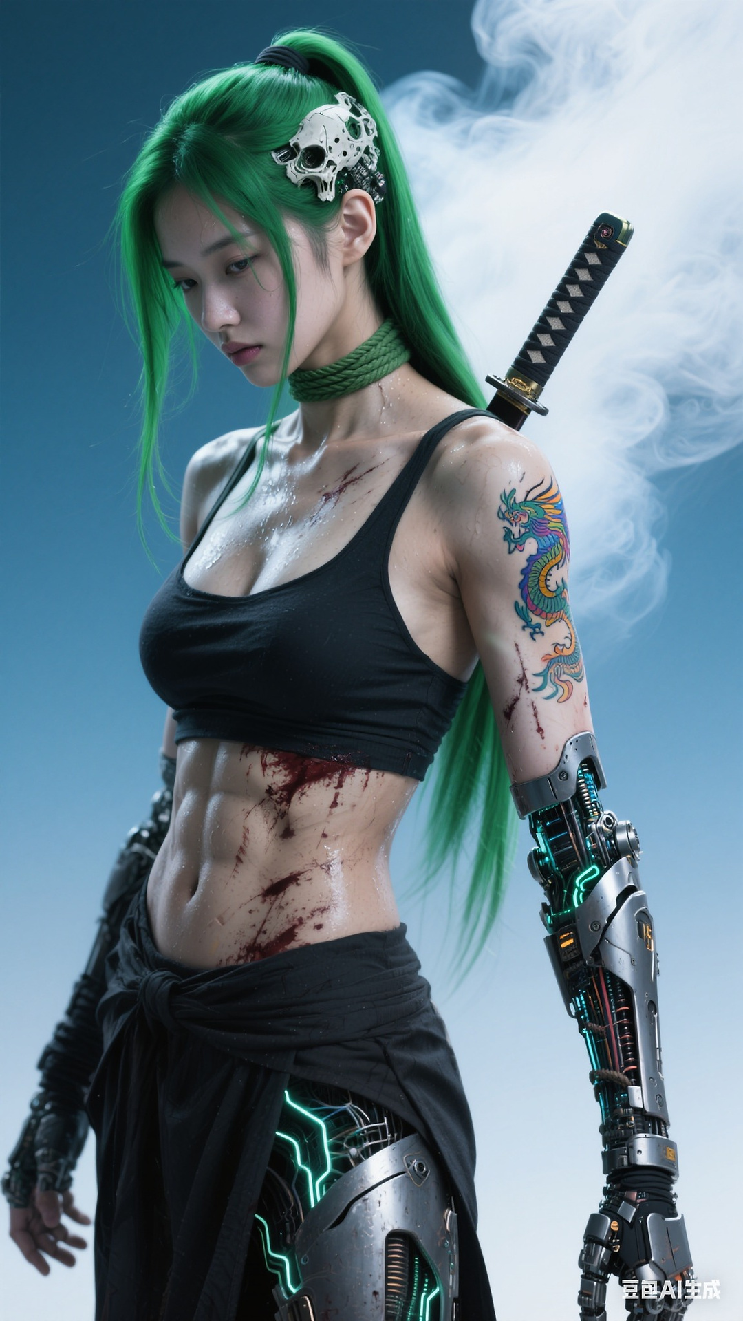 Green-haired Warrior
