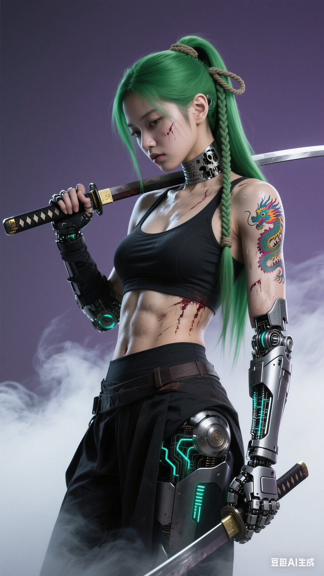 Green-haired Warrior