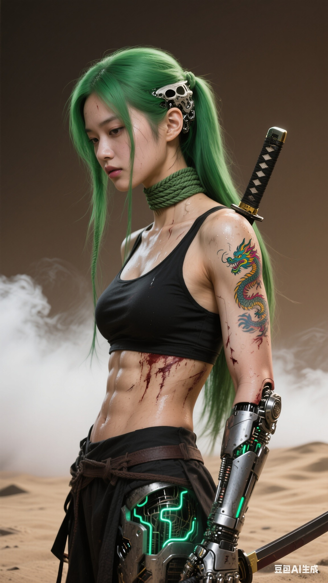 Green-haired Warrior