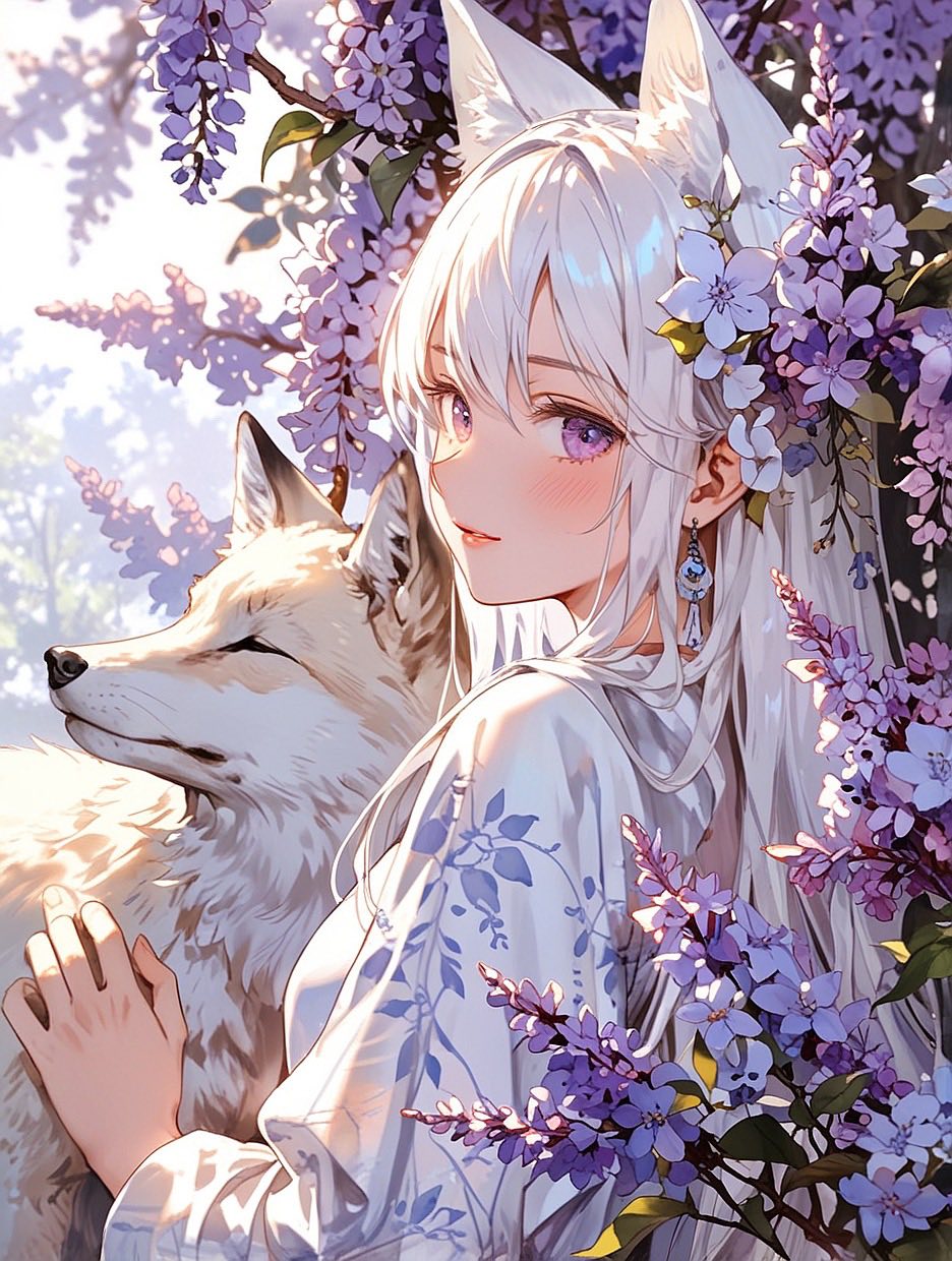 Love. Floral Series - Lilac