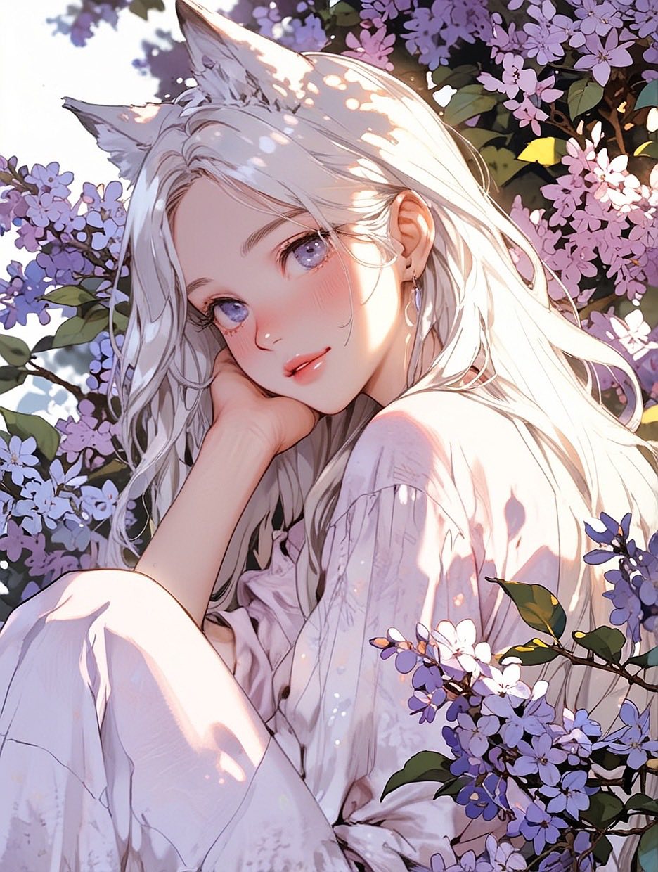 Love. Floral Series - Lilac