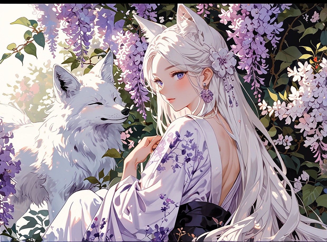 Love. Floral Series - Lilac
