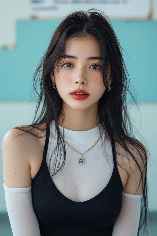 Girl in gymnasium