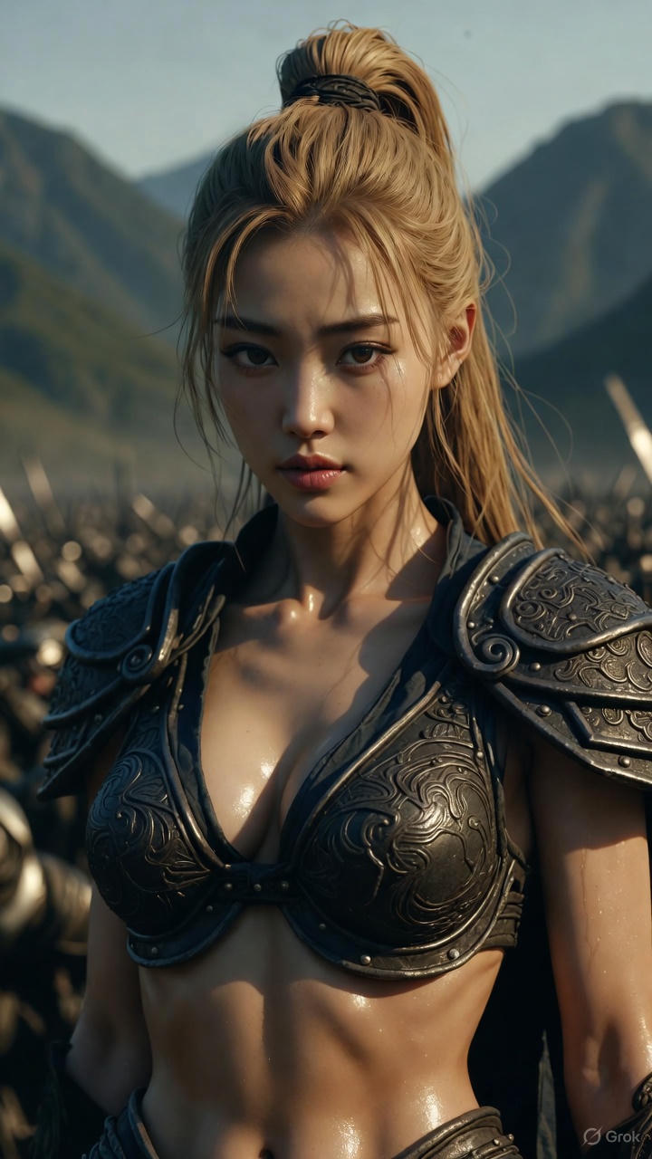 Fantasy Style Asian Female Warrior
