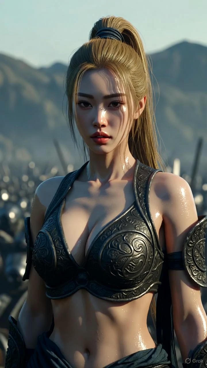 Fantasy Style Asian Female Warrior