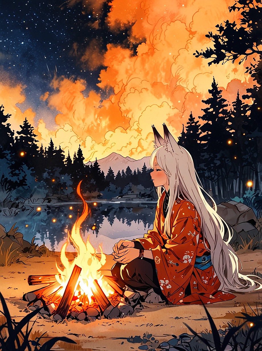 Casual Notes Series - Campfire