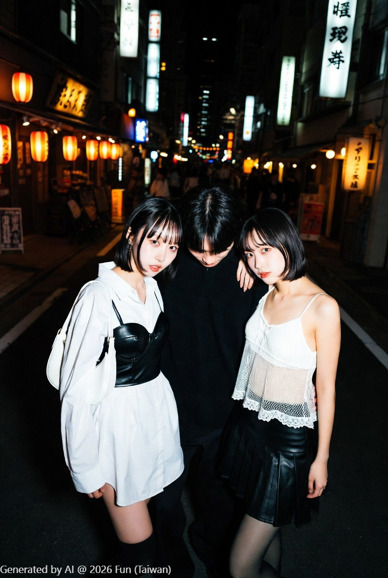 Taiwanese Milk Troupe # 11 meets two Taiwanese girls at a bar