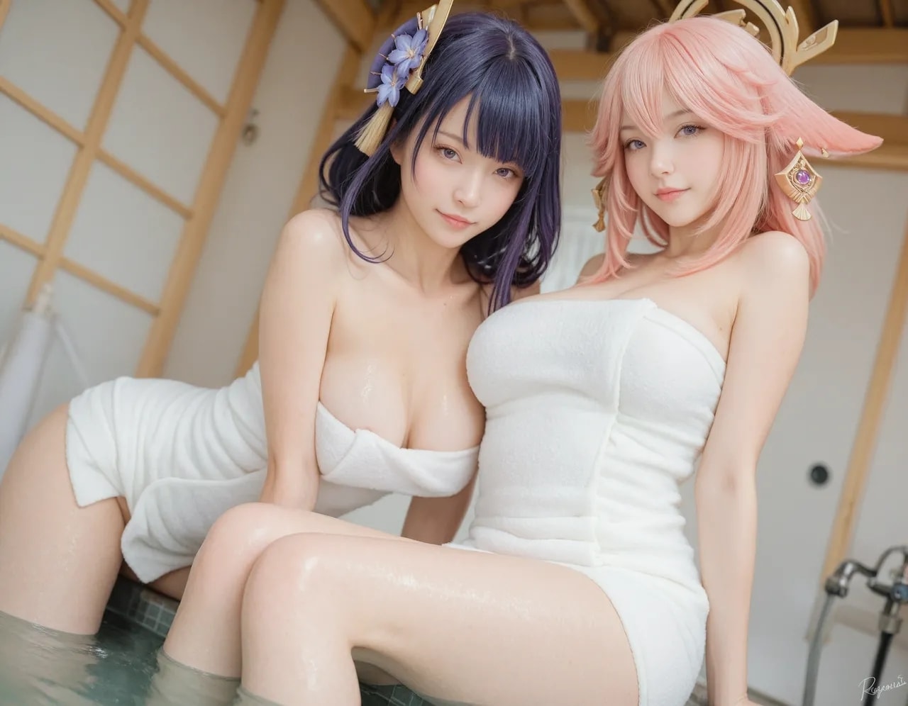 Raiden x Yae Miko - Part 1