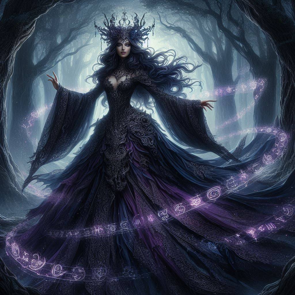 Fantasy x Beautiful Witch x Darkness