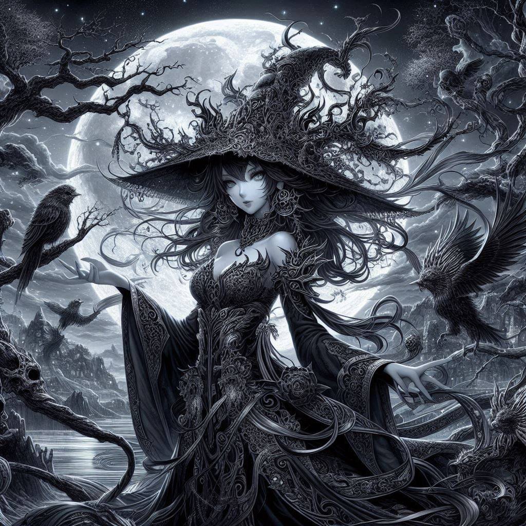 Fantasy x Beautiful Witch x Darkness
