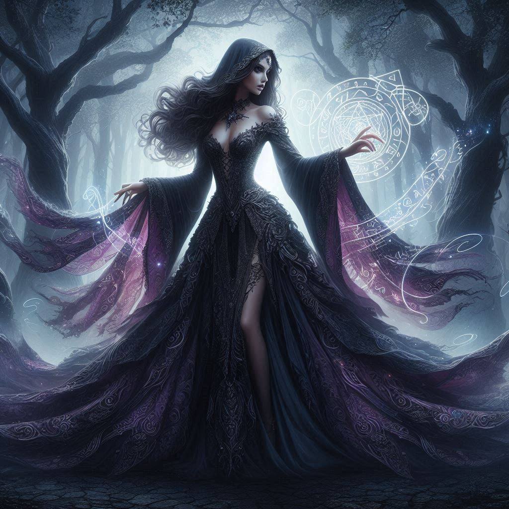 Fantasy x Beautiful Witch x Darkness