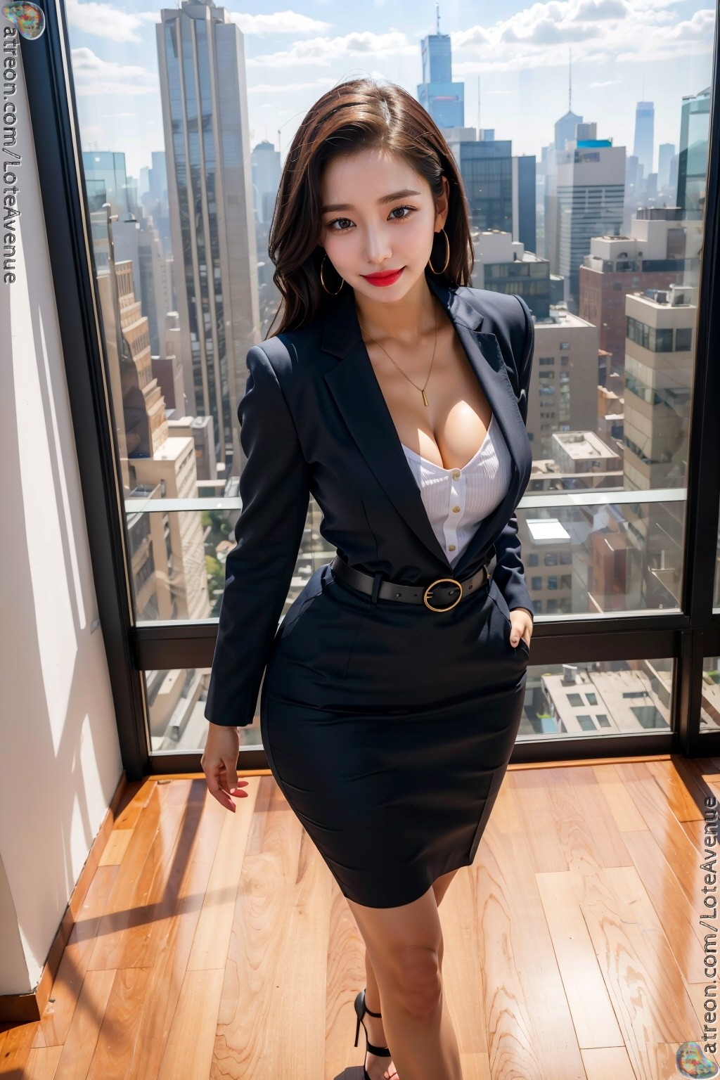 b. Your secretary. Office lady