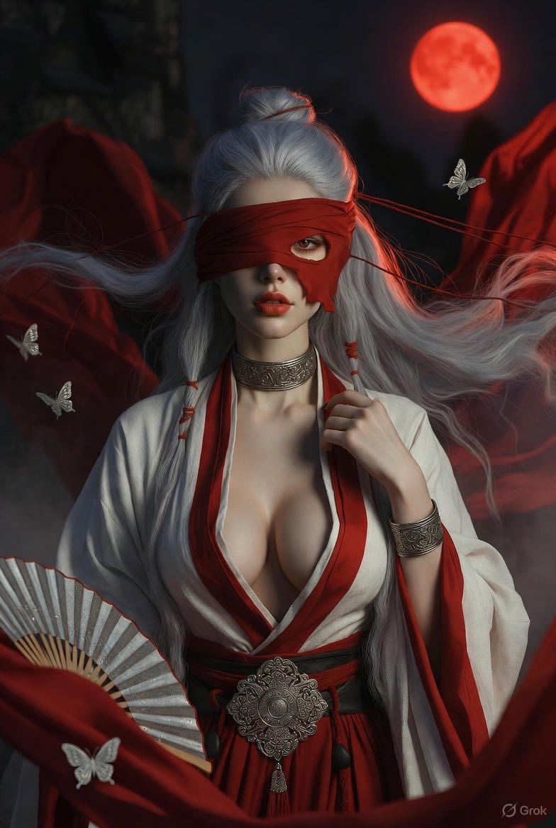 Luo Yihe fluttering. Light hem with the wind