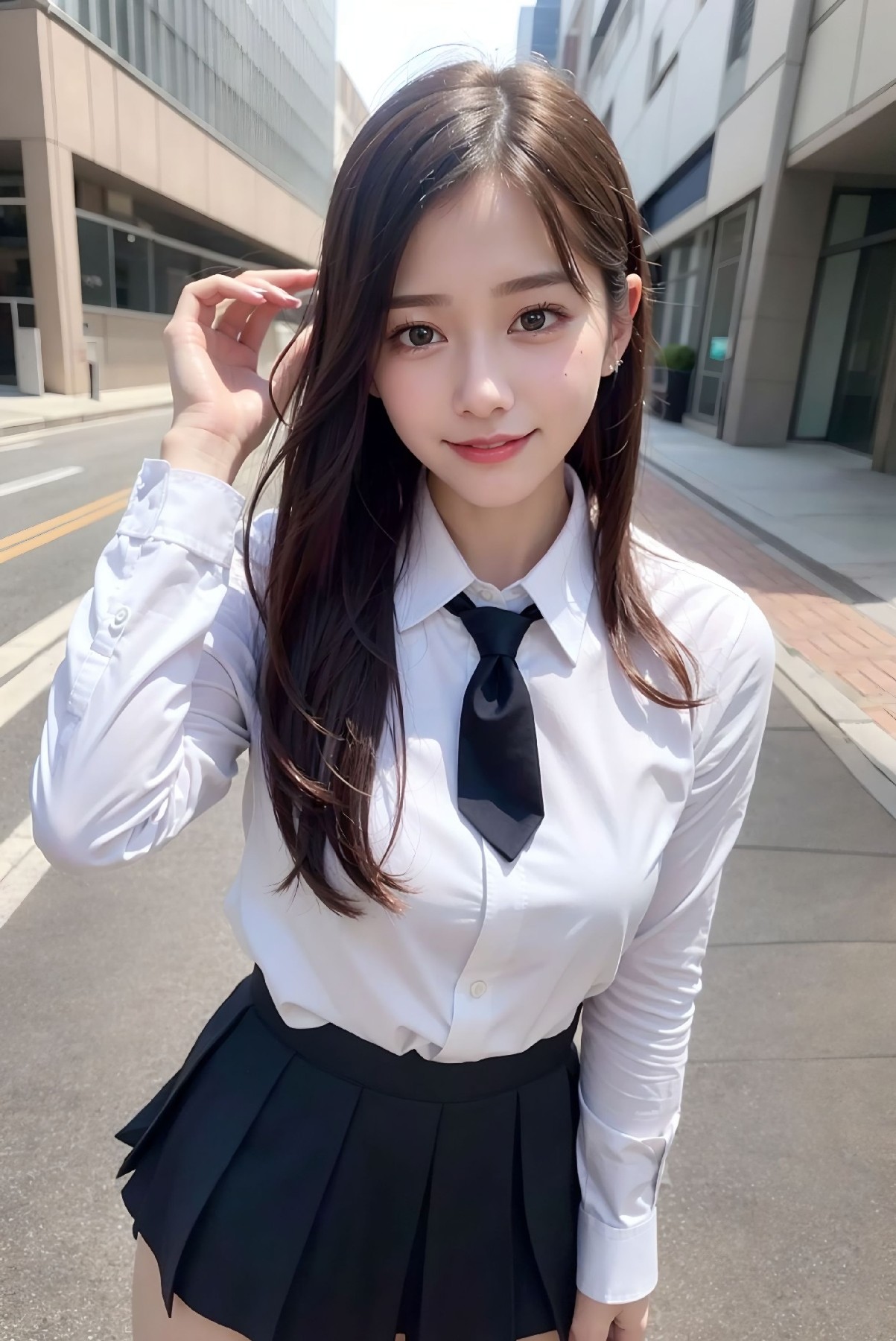 Female high school student