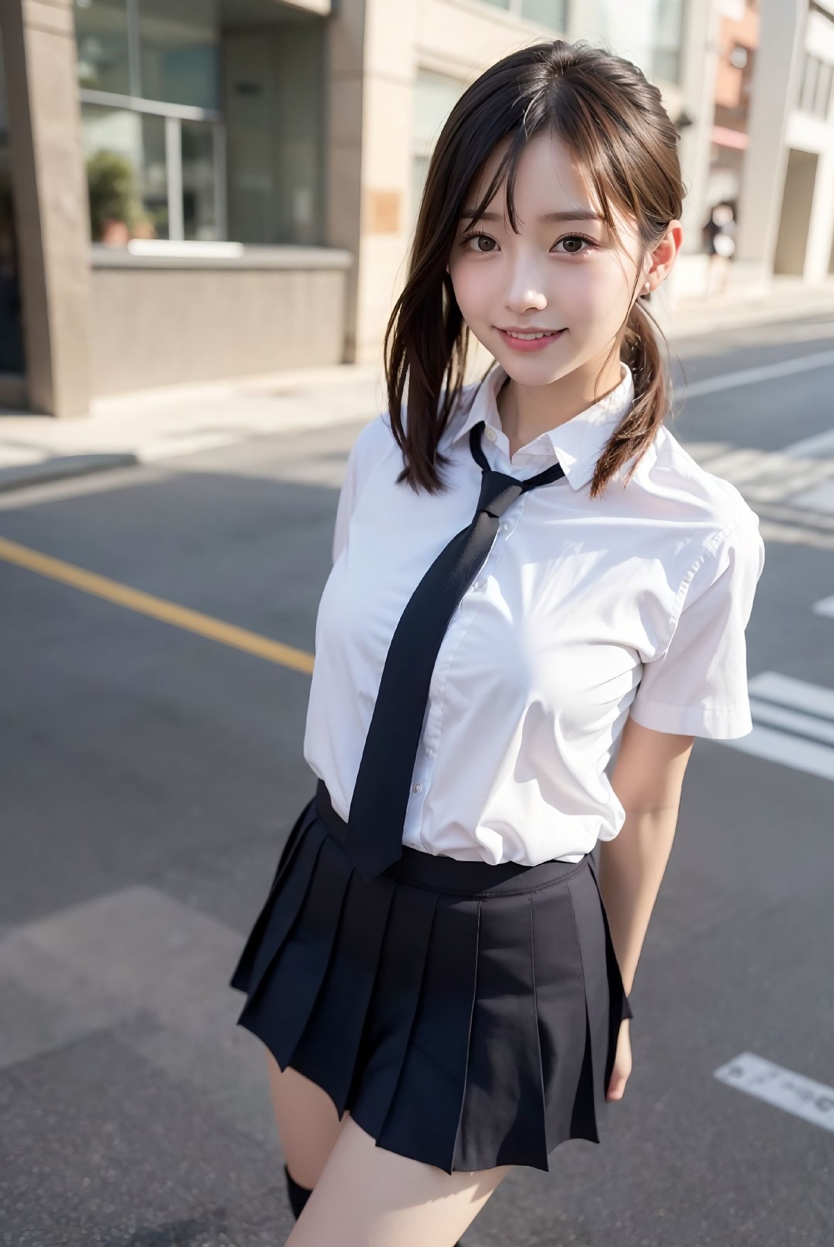 Female high school student