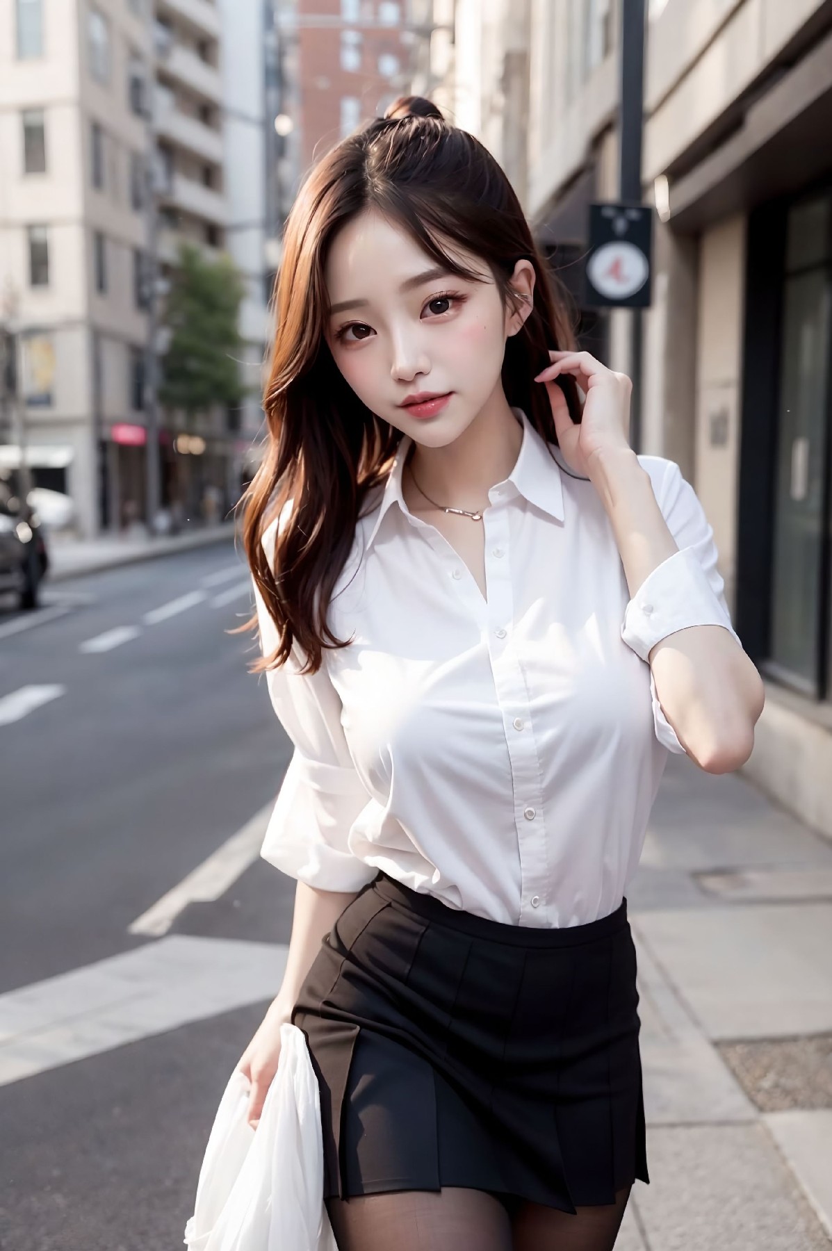Female high school student