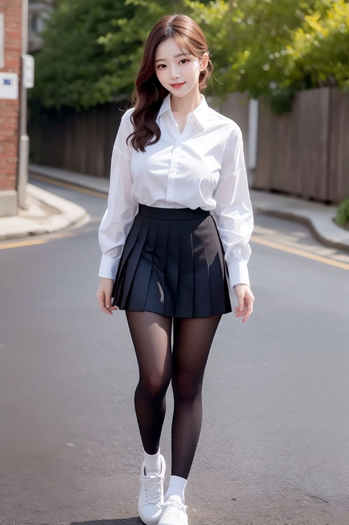 Female high school student