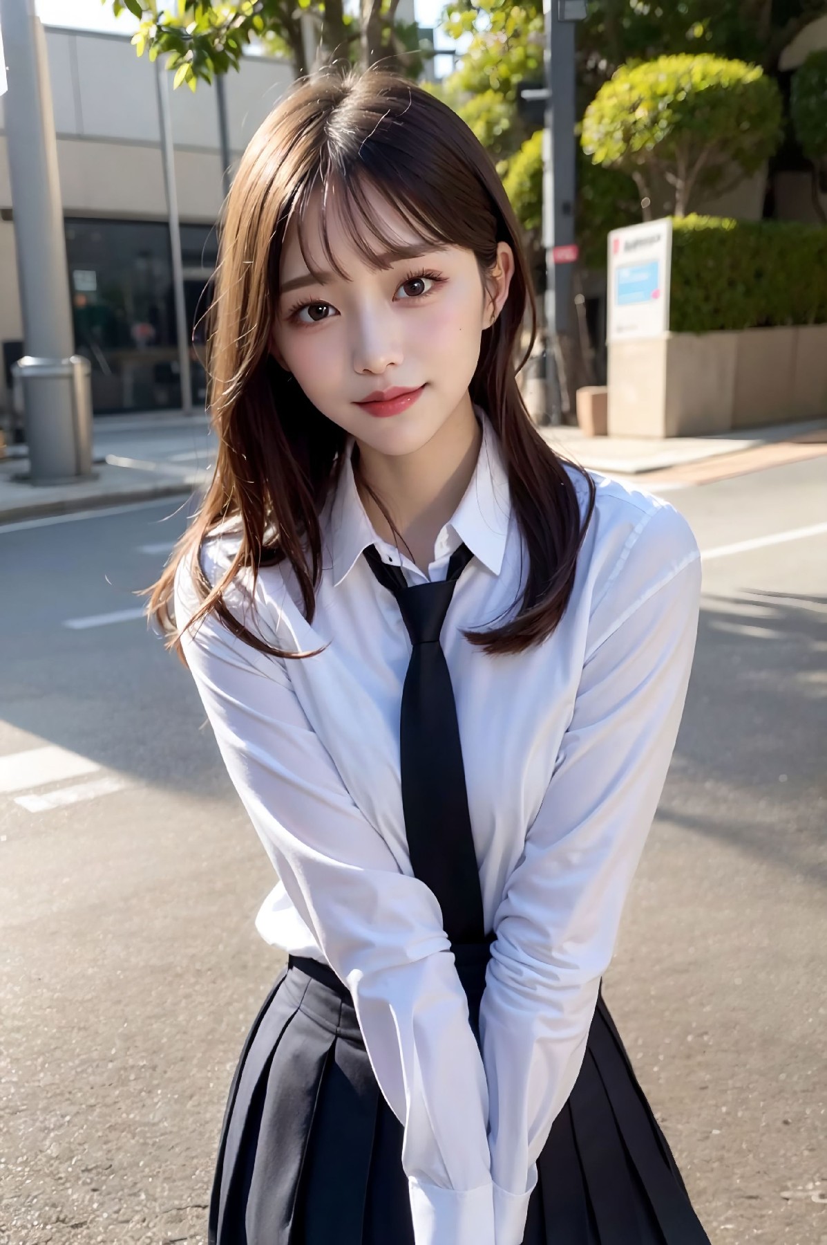 Female high school student