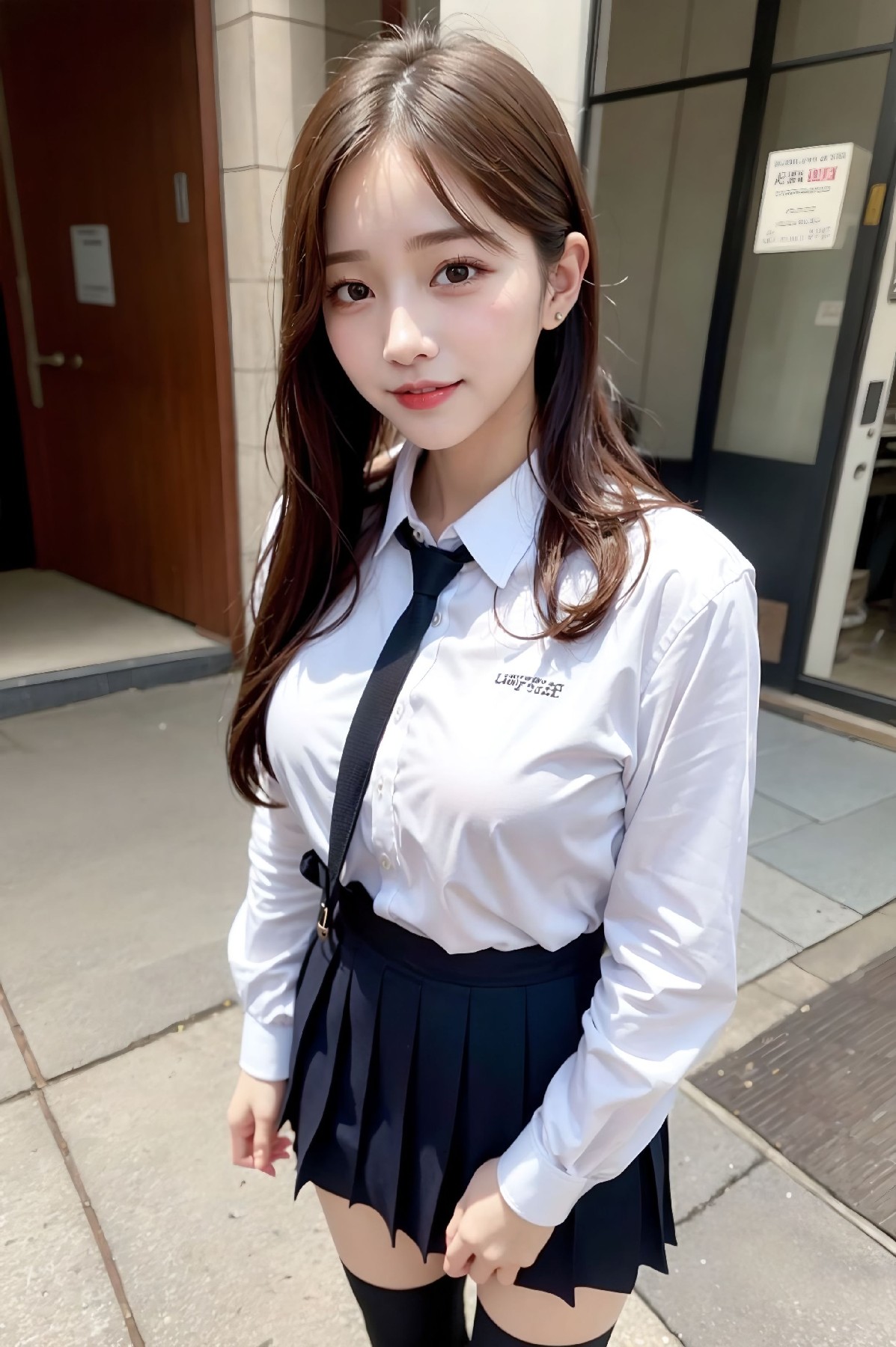 Female high school student