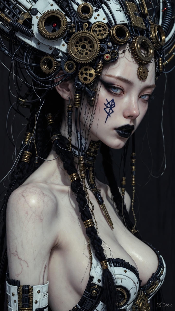 Dystopian Goth Maiden