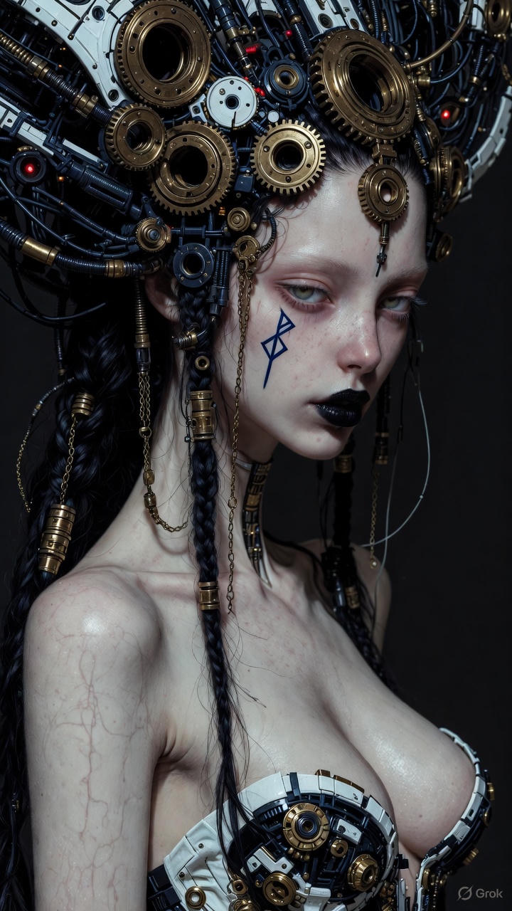 Dystopian Goth Maiden