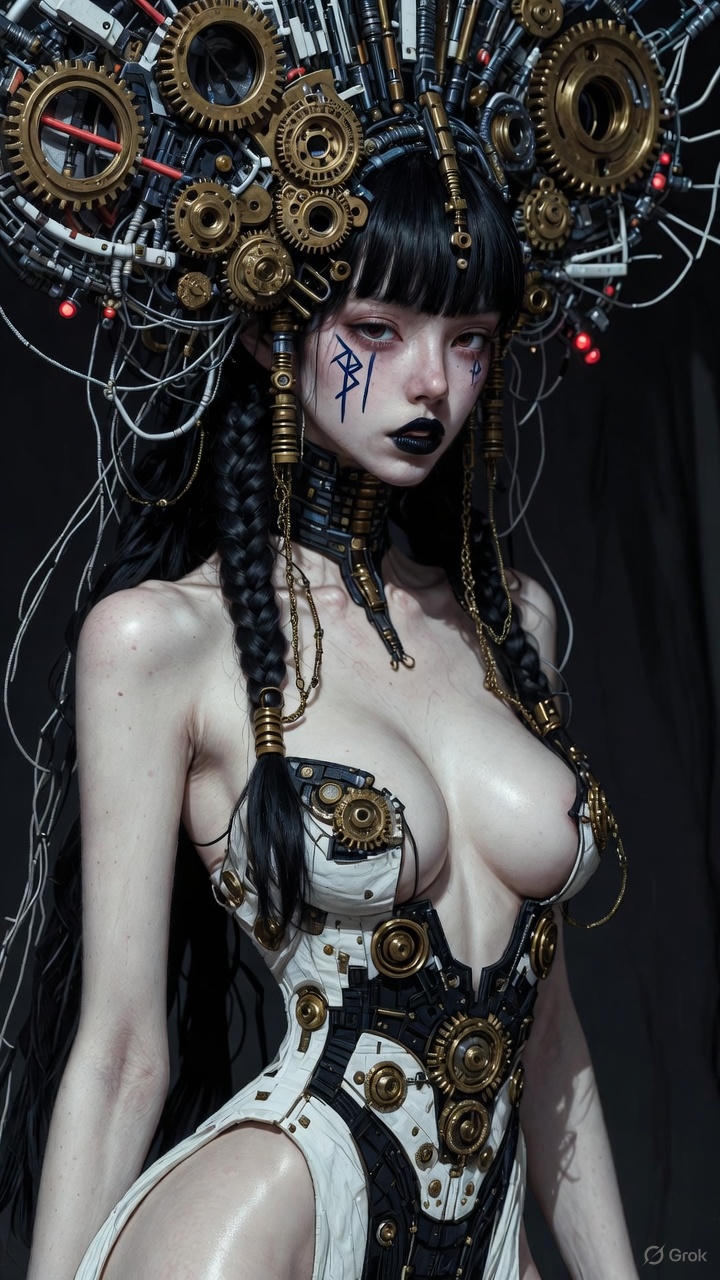 Dystopian Goth Maiden