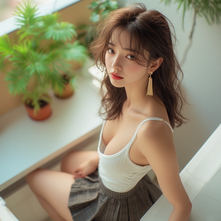 She felt the gaze before she saw it