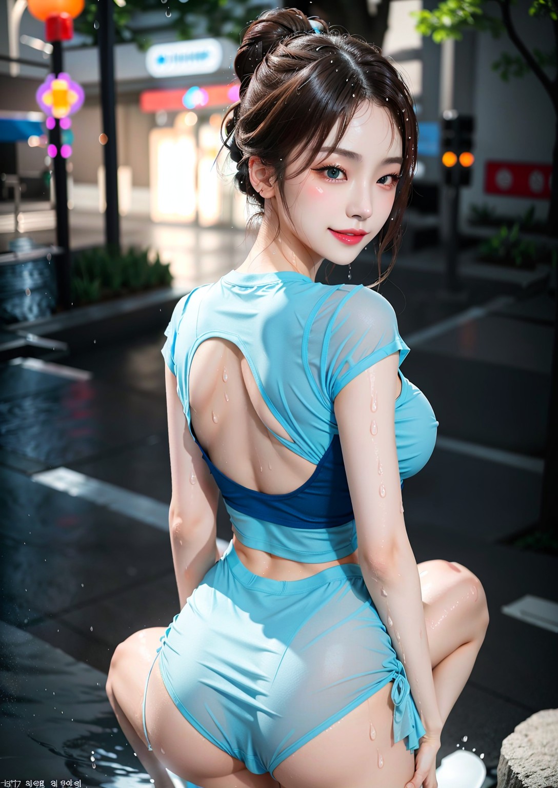 Girl who likes nudity on the street