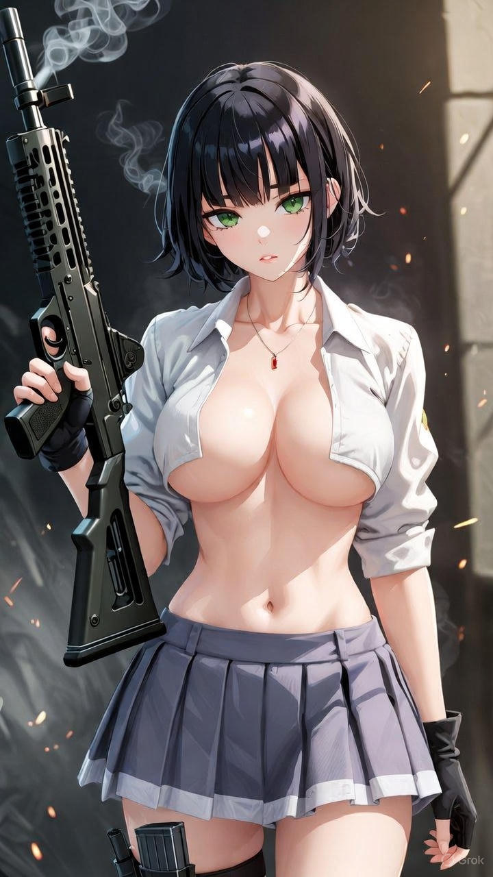 Girl with a gun