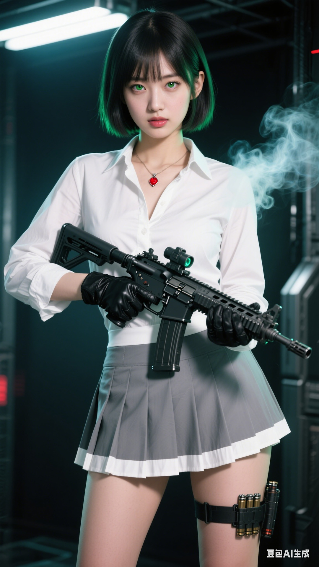 Girl with a gun