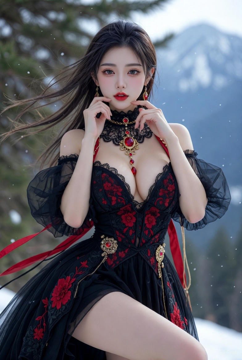 Cold and noble, like a newly melted snowflake