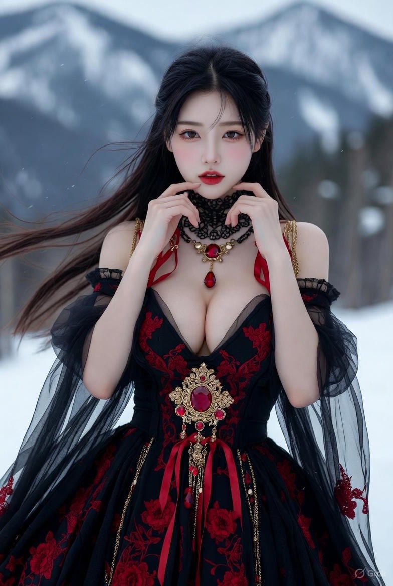 Cold and noble, like a newly melted snowflake