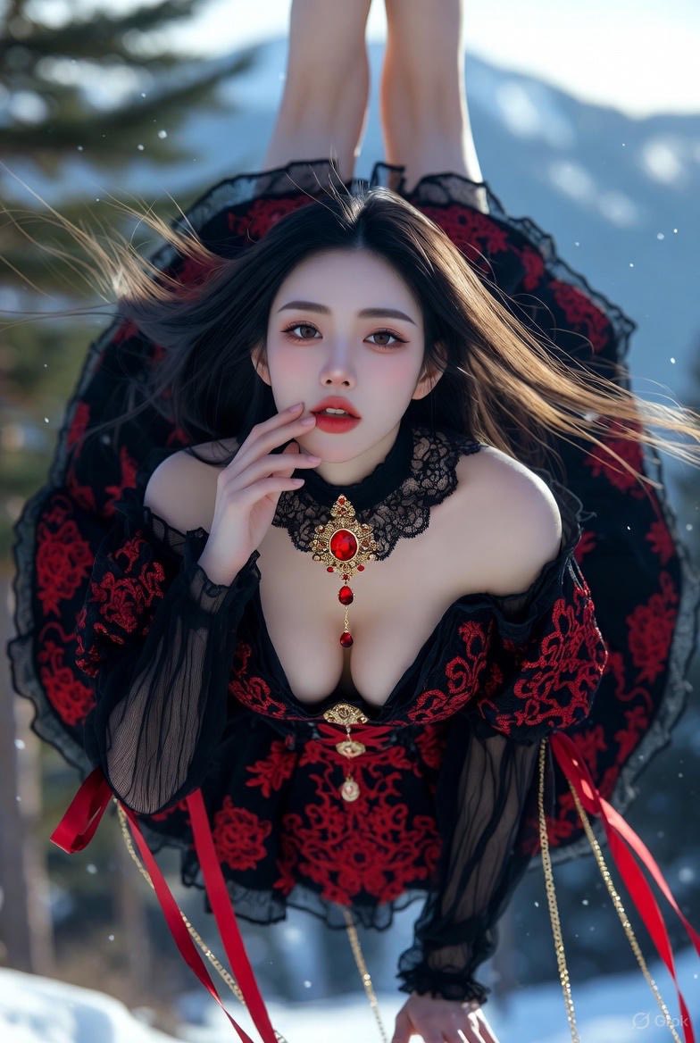 Cold and noble, like a newly melted snowflake
