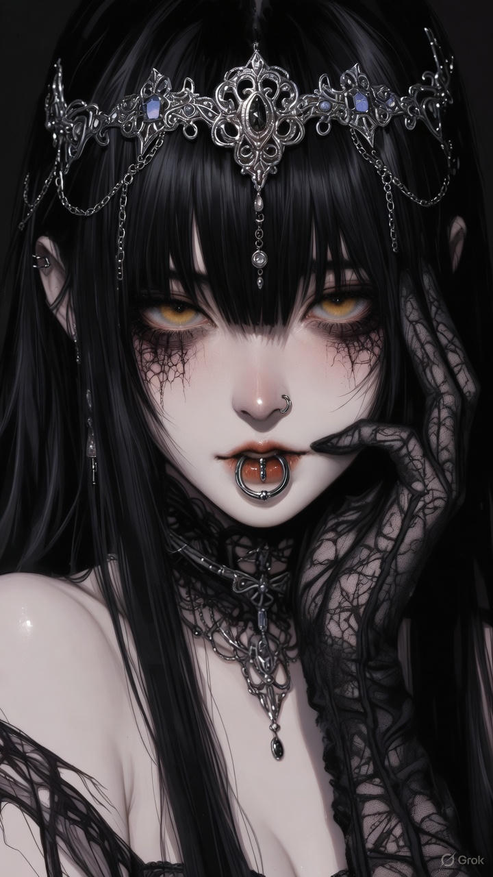 Stylish Gothic portrait